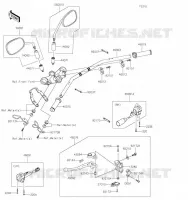 HANDLEBAR  800 kawasaki-motorfietsen 2023 W800 44