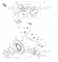 REAR BRAKE voor Kawasaki W800 2023