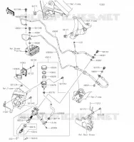 REAR MASTER CYLINDER voor Kawasaki W800 2023