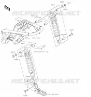 SUSPENSION   SHOCK ABSORBER voor Kawasaki W800 2023