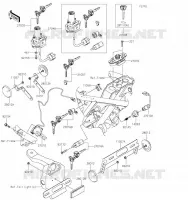 SWITCH   REFLECTORS voor Kawasaki W800 2023