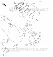 TAILLIGHT(S) voor Kawasaki W800 2023