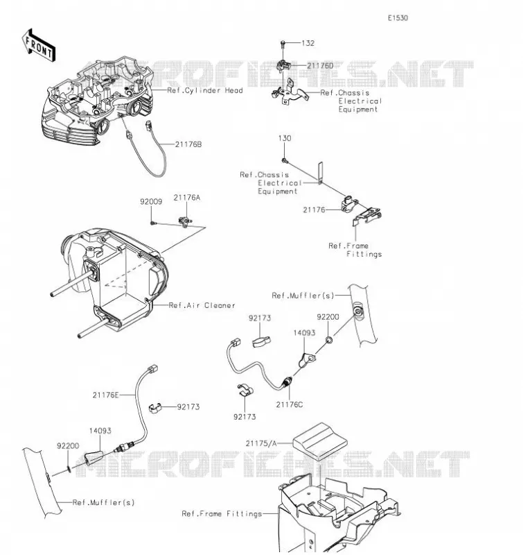 FUEL INJECTION Kawasaki MOTOS 800 2023 W800  EJ800DPFNL