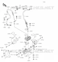 BRAKE PIPE voor Kawasaki W800 2023