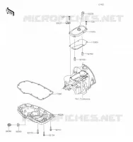 BREATHER COVER   OIL PAN voor Kawasaki W800 2023