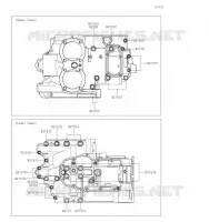 CRANKCASE BOLT voor Kawasaki W800 2023