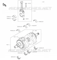 CRANKSHAFT voor Kawasaki W800 2023