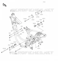 ENGINE MOUNT voor Kawasaki W800 2023