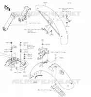 FENDER voor Kawasaki W800 2023