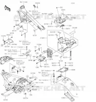 FRAME PARTS (COUVERTURE) voor Kawasaki W800 2023