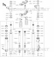 FRONT FORK voor Kawasaki W800 2023