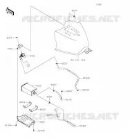 FUEL EVAPORATION SYSTEM(CA) voor Kawasaki W800 2023