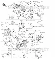 CHASSIS ELECTRICAL EQUIPMENT voor Kawasaki W800 2023
