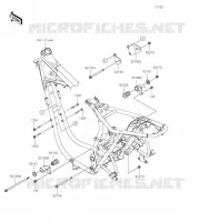 ENGINE MOUNT voor Kawasaki W800 2023