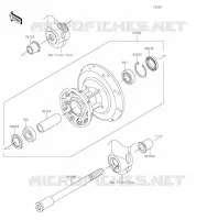 FRONT HUB voor Kawasaki W800 2023