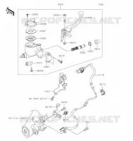 FRONT MASTER CYLINDER voor Kawasaki W800 2023