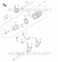 GEAR CHANGE DRUM   SHIFT FORKS voor Kawasaki W800 2023