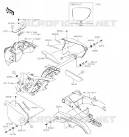 SIDE COVERS   CHAIN COVER voor Kawasaki W800 2023