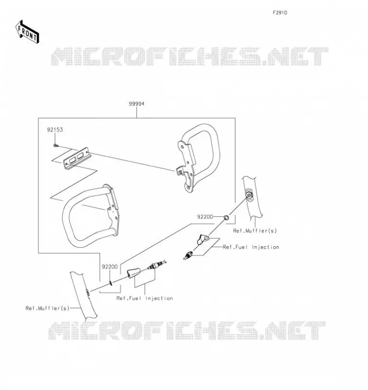 ACCESSORY (PROTECTION MOTEUR) Kawasaki MOTOS 800 2023 W800  EJ800EPFNN