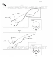 ACCESSORY(PARE BRISE) voor Kawasaki NINJA 650 2023