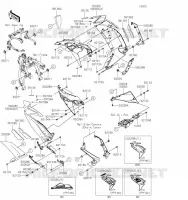 LOWER COWLING voor Kawasaki NINJA 650 2023
