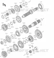 TRANSMISSION voor Kawasaki NINJA 650 2023