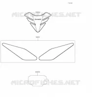 ACCESSORY(Tank Pads and Meter Film) voor Kawasaki NINJA 650 2023