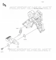 BRAKE PEDAL   TORK LINK voor Kawasaki NINJA 650 2023