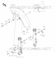 FRONT FENDER voor Kawasaki NINJA 650 2023