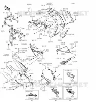 LOWER COWLING voor Kawasaki NINJA 650 2023