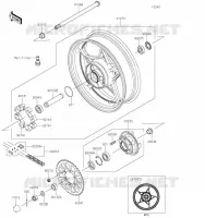 REAR WHEEL   CHAIN voor Kawasaki NINJA 650 2023