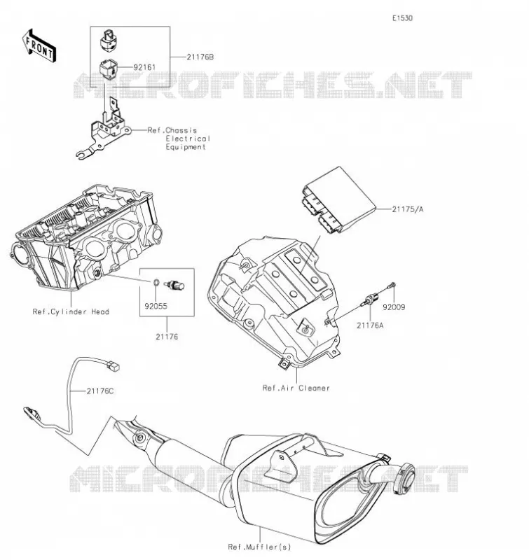 FUEL INJECTION Kawasaki MOTOS 650 2023 NINJA 650  EX650PPSNN