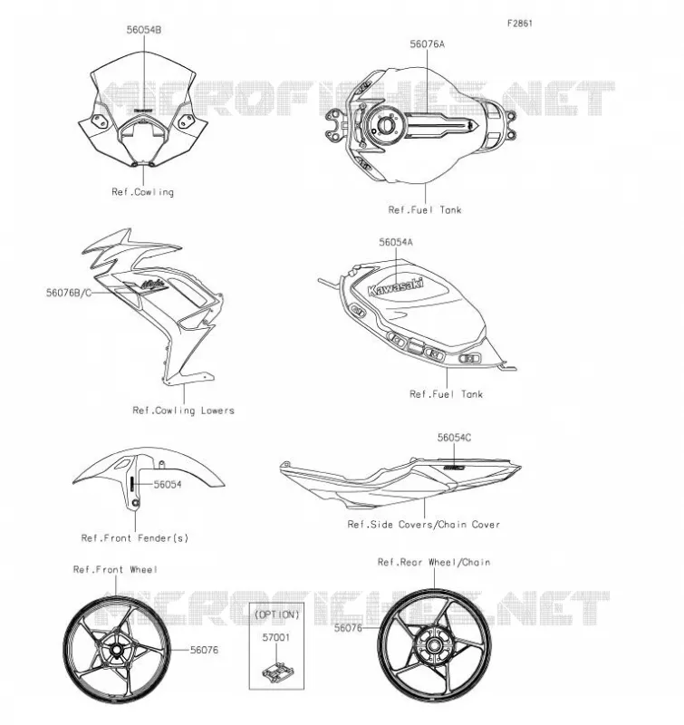 STICKER(GRAY) Kawasaki MOTOS 650 2023 NINJA 650  EX650PPSNN