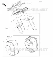 ACCESSORY(Pannier) voor Kawasaki NINJA 650 2023