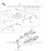ACCESSORY (SUPPORT TOP CASE) voor Kawasaki NINJA 650 2023