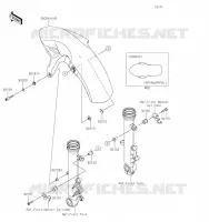 FRONT FENDER voor Kawasaki NINJA 650 2023