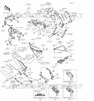 LOWER COWLING voor Kawasaki NINJA 650 2023