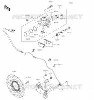 REAR BRAKE voor Kawasaki NINJA 650 2023