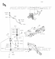 REAR MASTER CYLINDER voor Kawasaki NINJA 650 2023