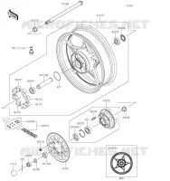 REAR WHEEL   CHAIN voor Kawasaki NINJA 650 2023