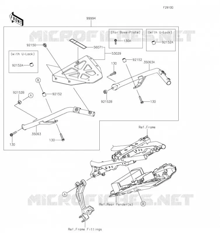 ACCESSORY (SUPPORT TOP CASE) Kawasaki MOTOS 650 2023 NINJA 650  EX650RPFAN
