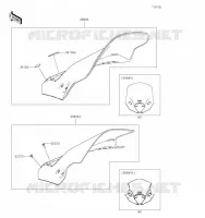 ACCESSORY(PARE BRISE) voor Kawasaki NINJA 650 2023