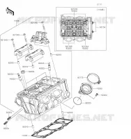 CYLINDER HEAD voor Kawasaki NINJA 650 2023