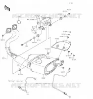 EXHAUST voor Kawasaki NINJA 650 2023