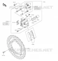 FRONT BRAKE voor Kawasaki NINJA 650 2023