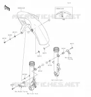FRONT FENDER voor Kawasaki NINJA 650 2023