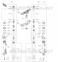 FRONT FORK voor Kawasaki NINJA 650 2023