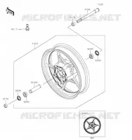 FRONT HUB voor Kawasaki NINJA 650 2023