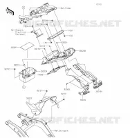 REAR FENDER voor Kawasaki NINJA 650 2023