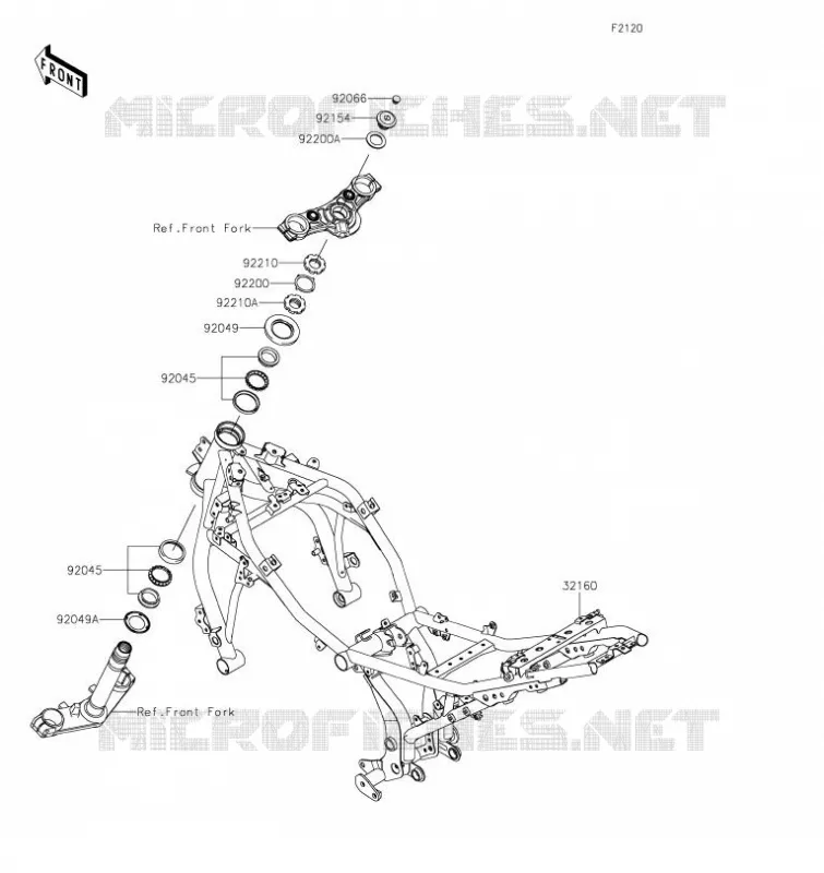CHASSIS Kawasaki MOTOS 650 2023 NINJA 650  EX650SPFAN